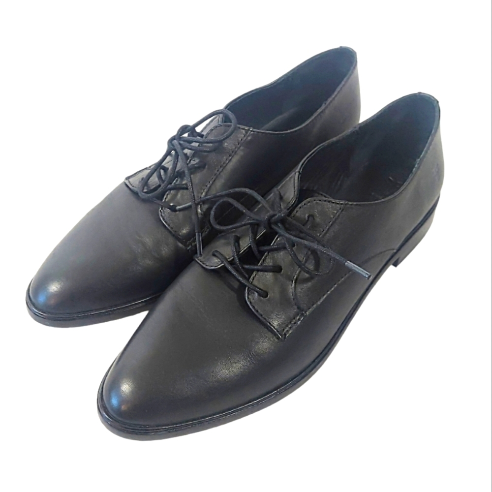 Frye Men’s Black Leather Oxford Lace Up Shoes. Size 11